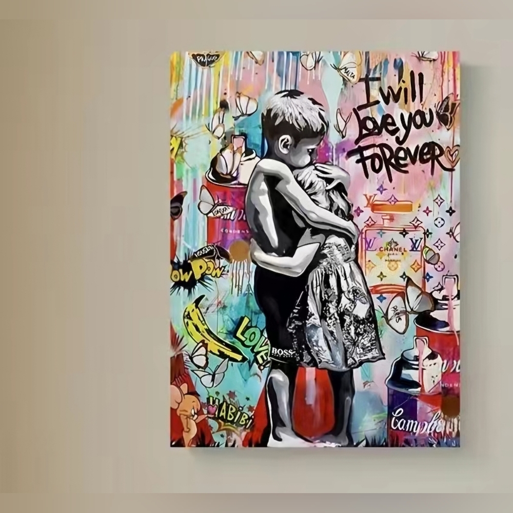 Love You Forever Canvas Art Print